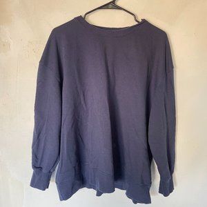 Women's Navy Blue Sweater - Size Large